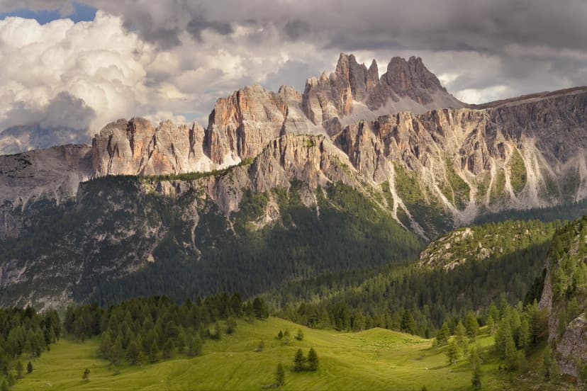 Croda da Lago, Dolomites, Italy, July 2017