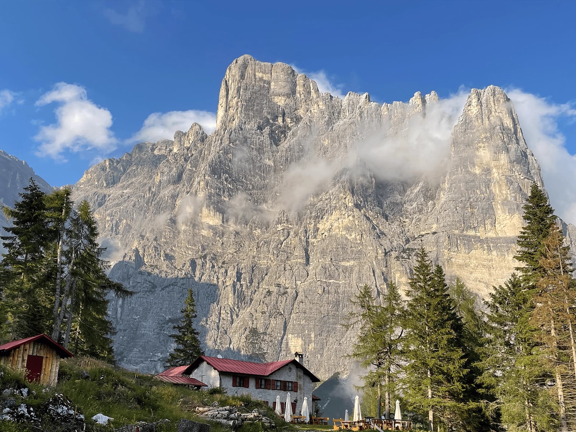 Rifugio vazzoler view