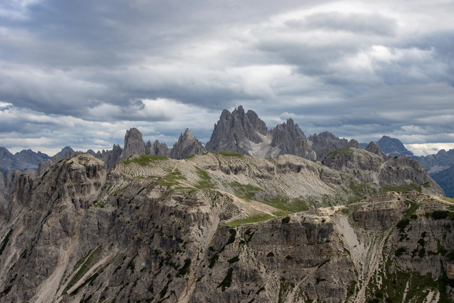 mountain landscape with blue sky