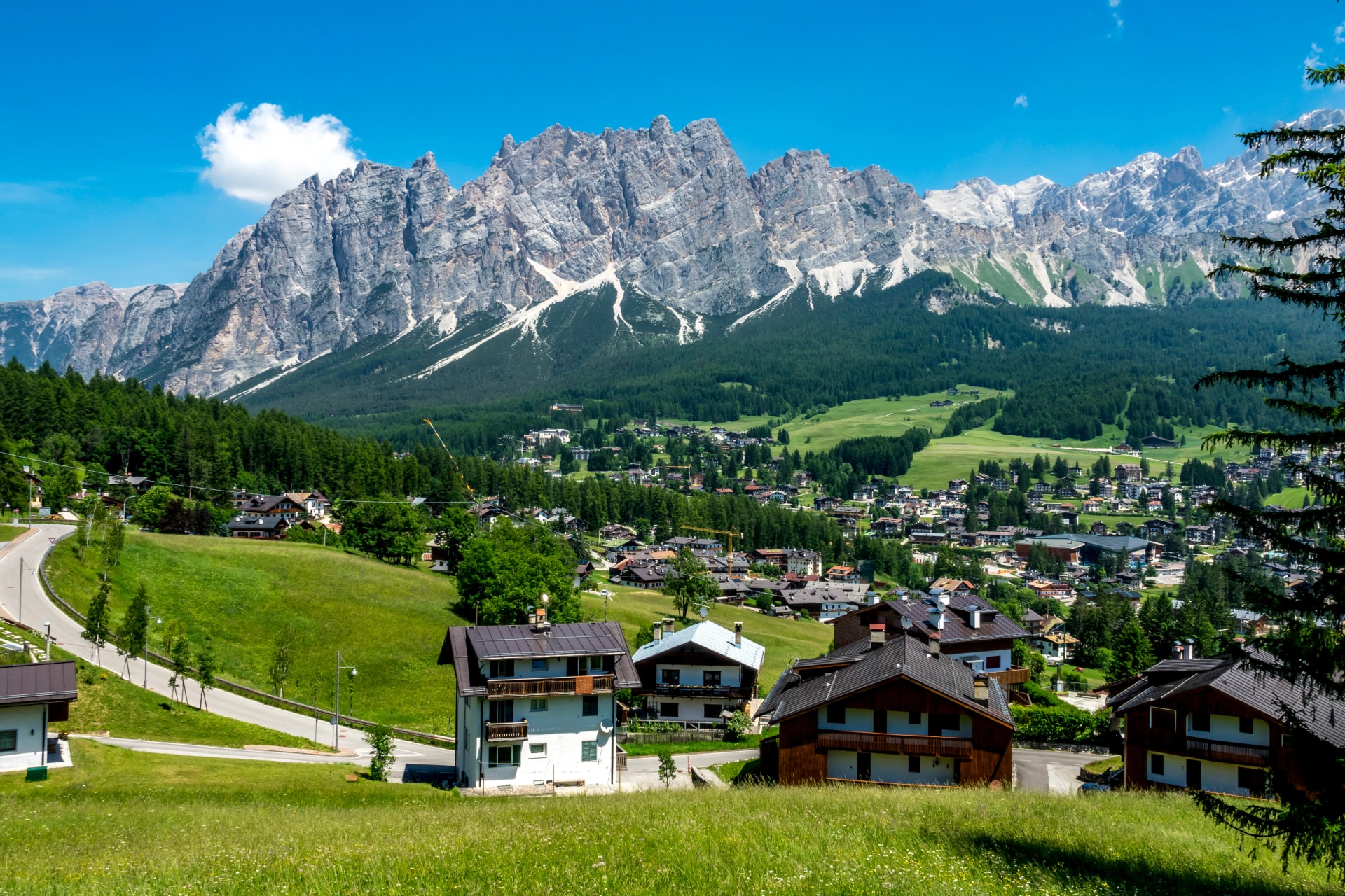 Cortina d'Ampezzo ikoniska vandringar