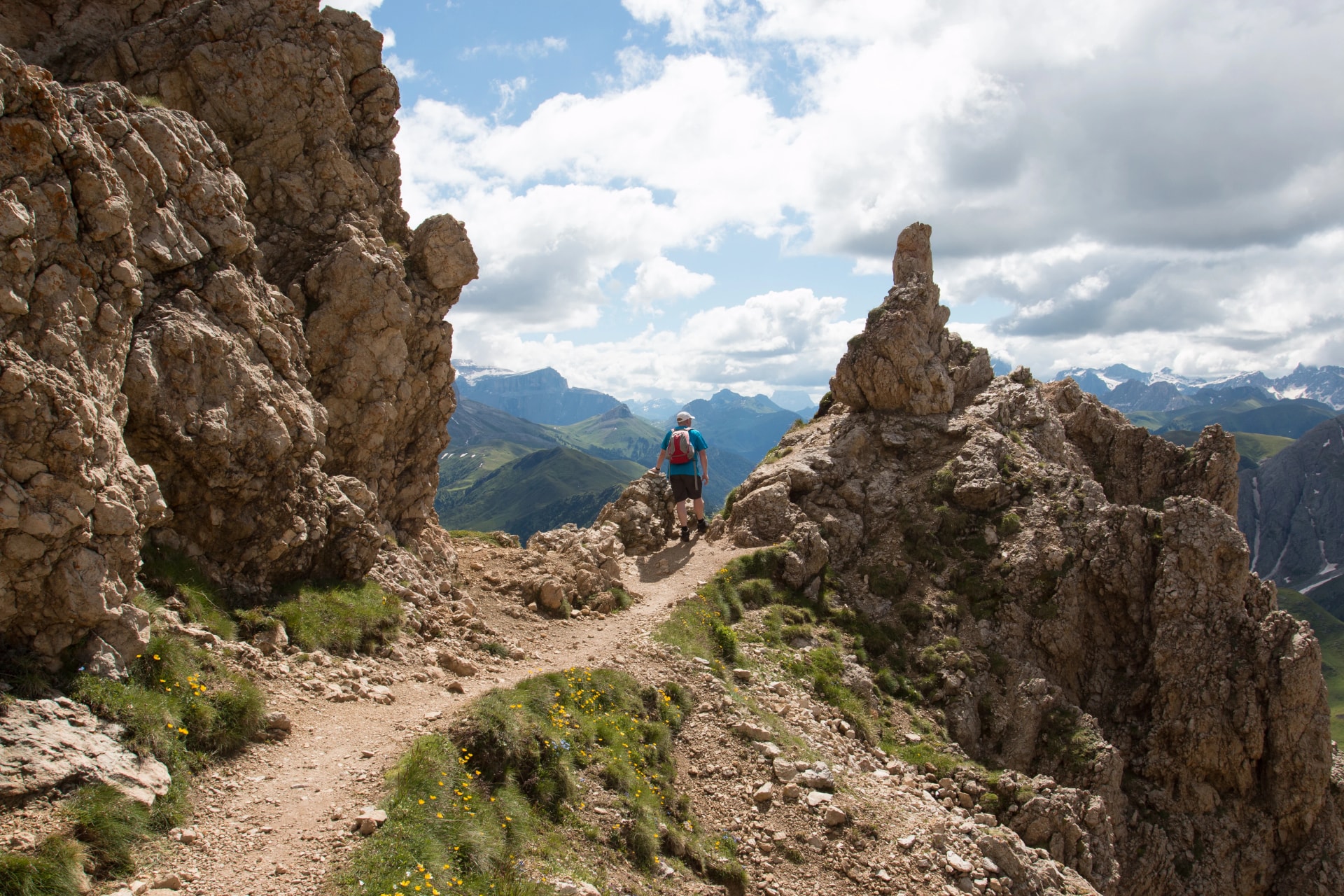 forcella denti di Terrarossa - Dolomiti