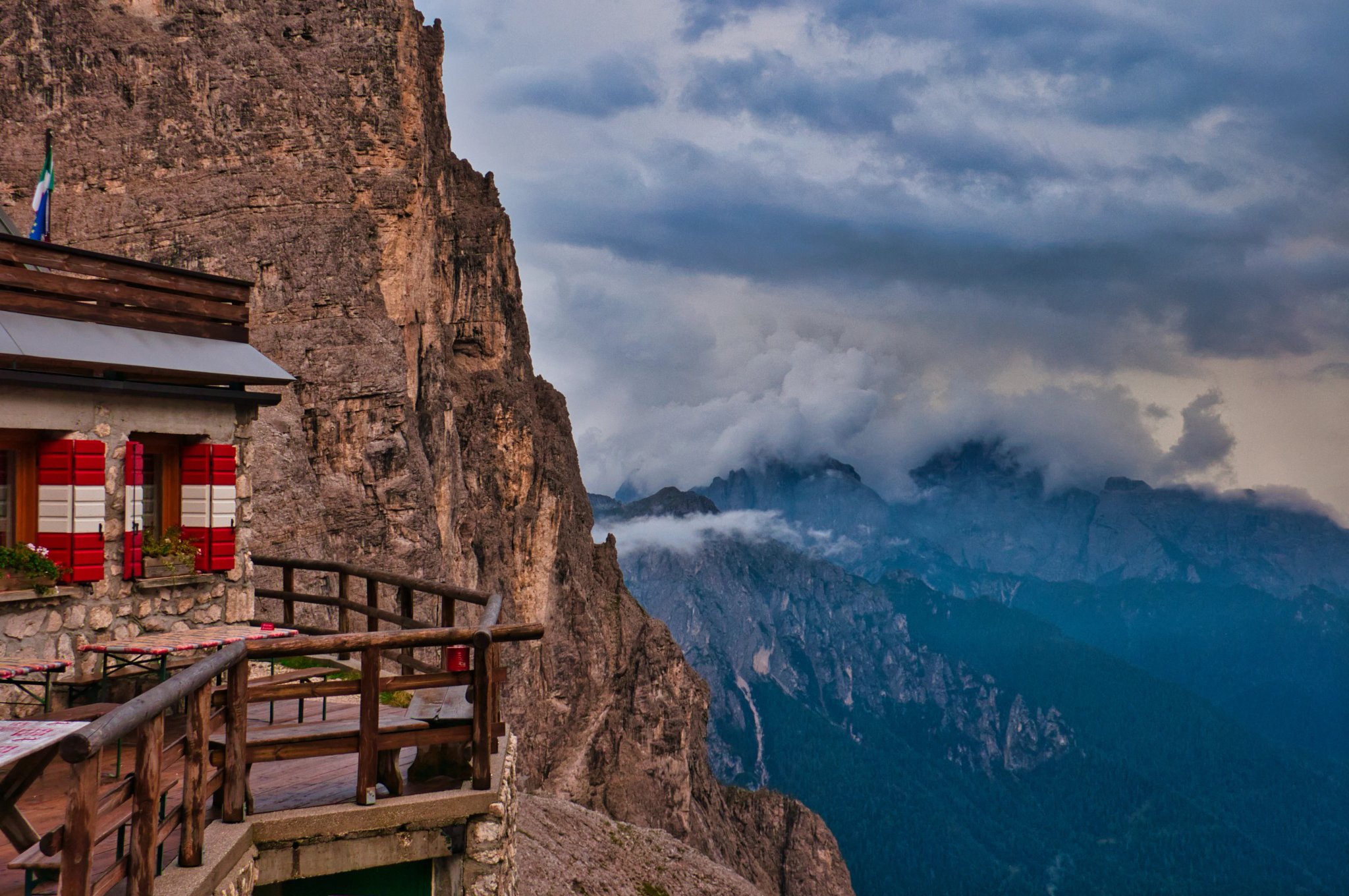 Rifugio Pradidali, Pale di San Martino, Alta Via 2, Dolomites, Italy