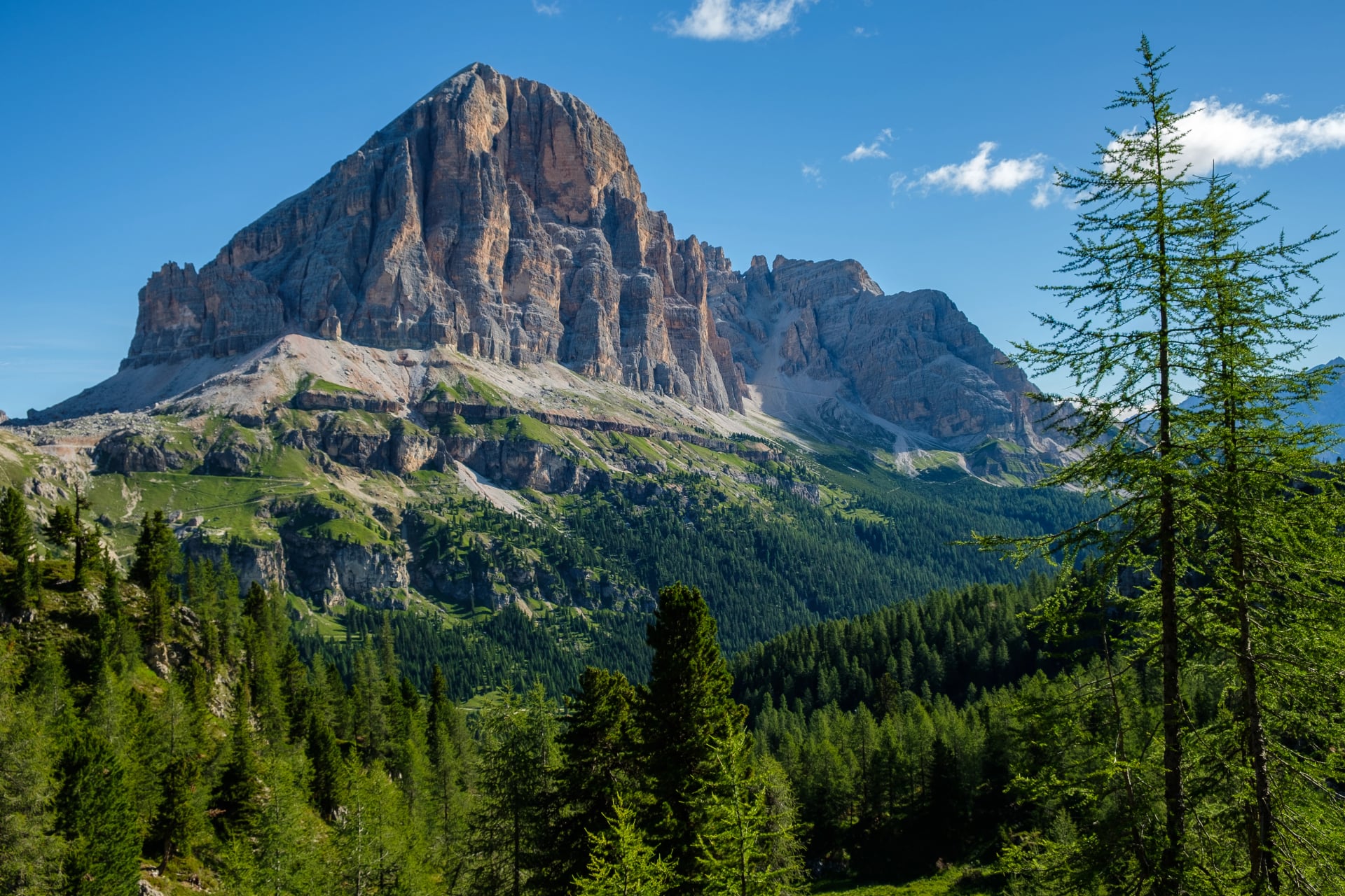 Der Tofana di Rozes, Dolomiten Höhenweg 1, Alta Via 1, Italien