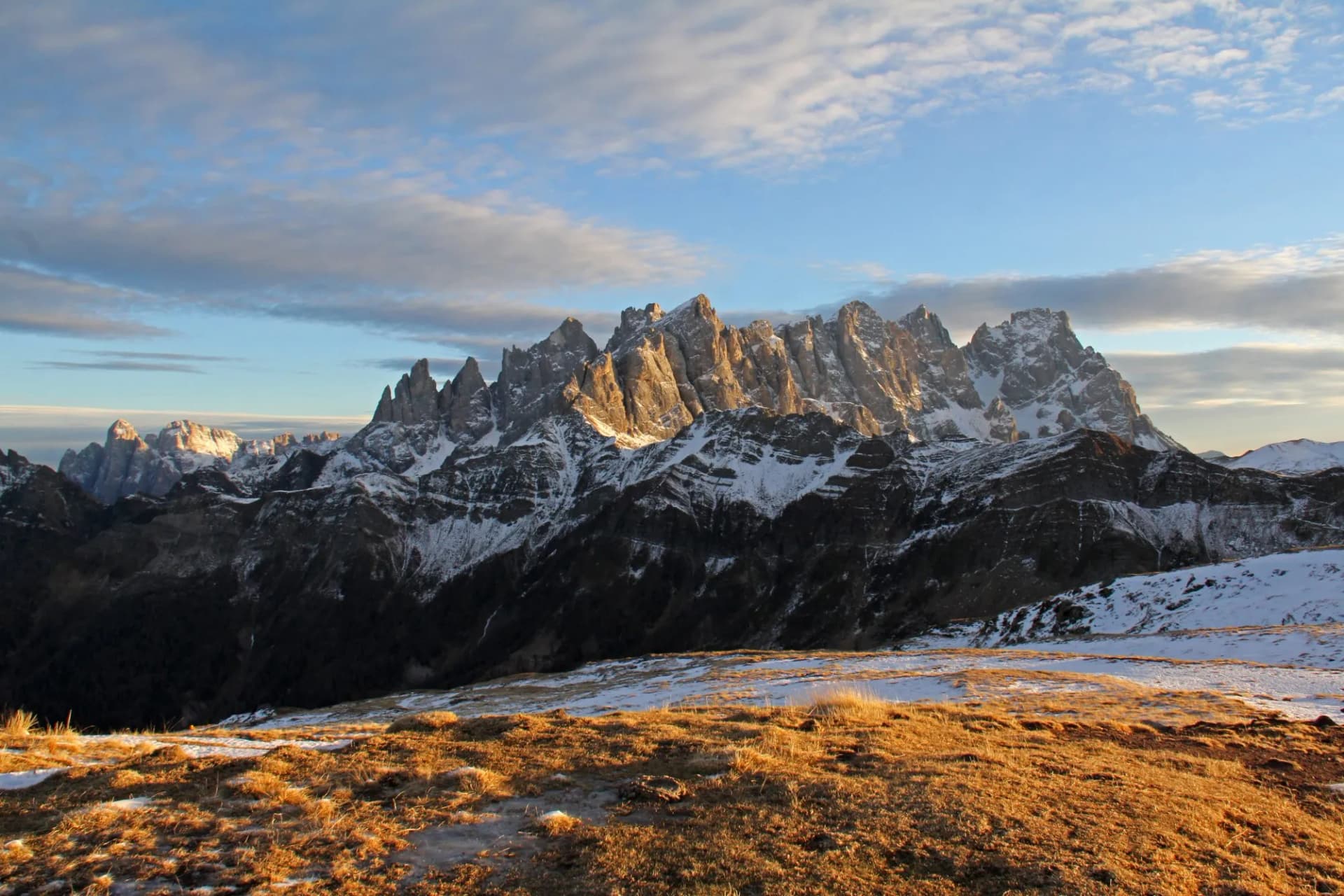 gruppo delle Pale di San Martino; dall'Agner al Cimon de la Pala