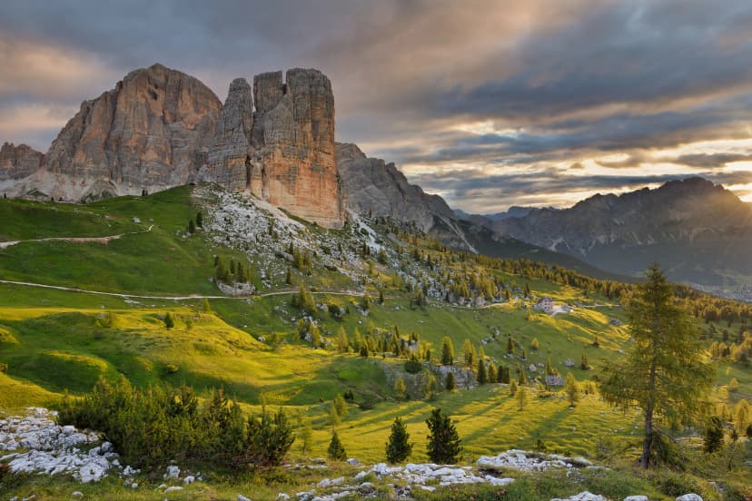 Cinque Torri, Dolomites, Italy, July 2017