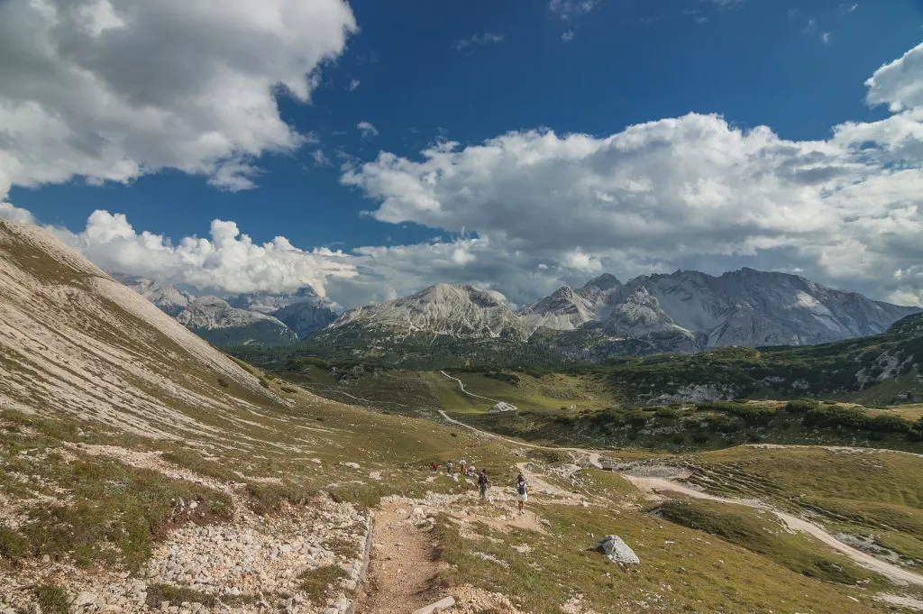 Alta Via 1 berglandschap