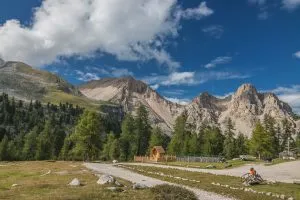 Landschaft der Dolomiten