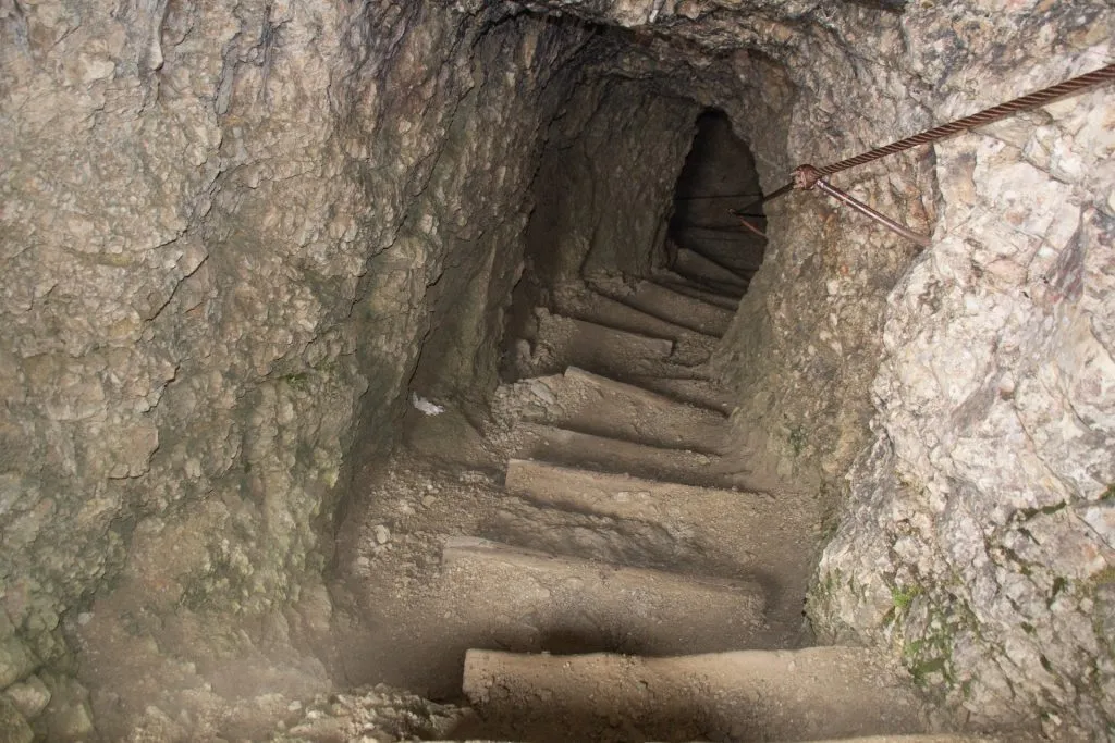 Lagazuoi tunnels