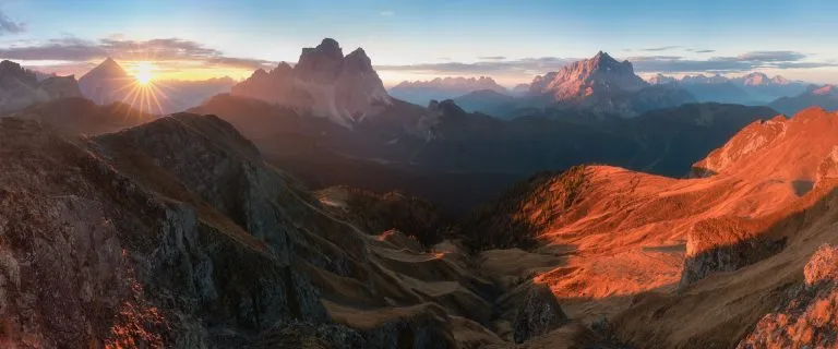 Monte Pelmo und Monte Civetta