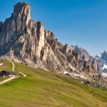 Panoramisch uitzicht op Passo Giau