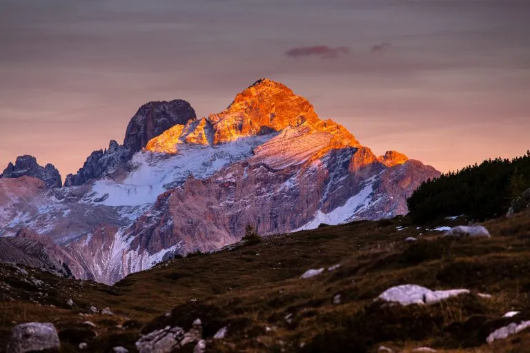 Vue du Rifugio Sennes