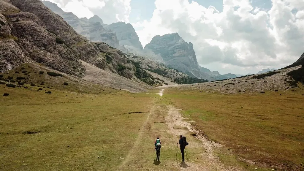 Toward Forcella di Lago