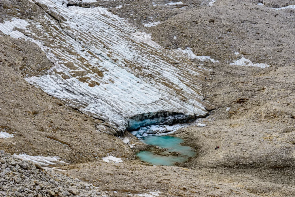 Fradusta glacier