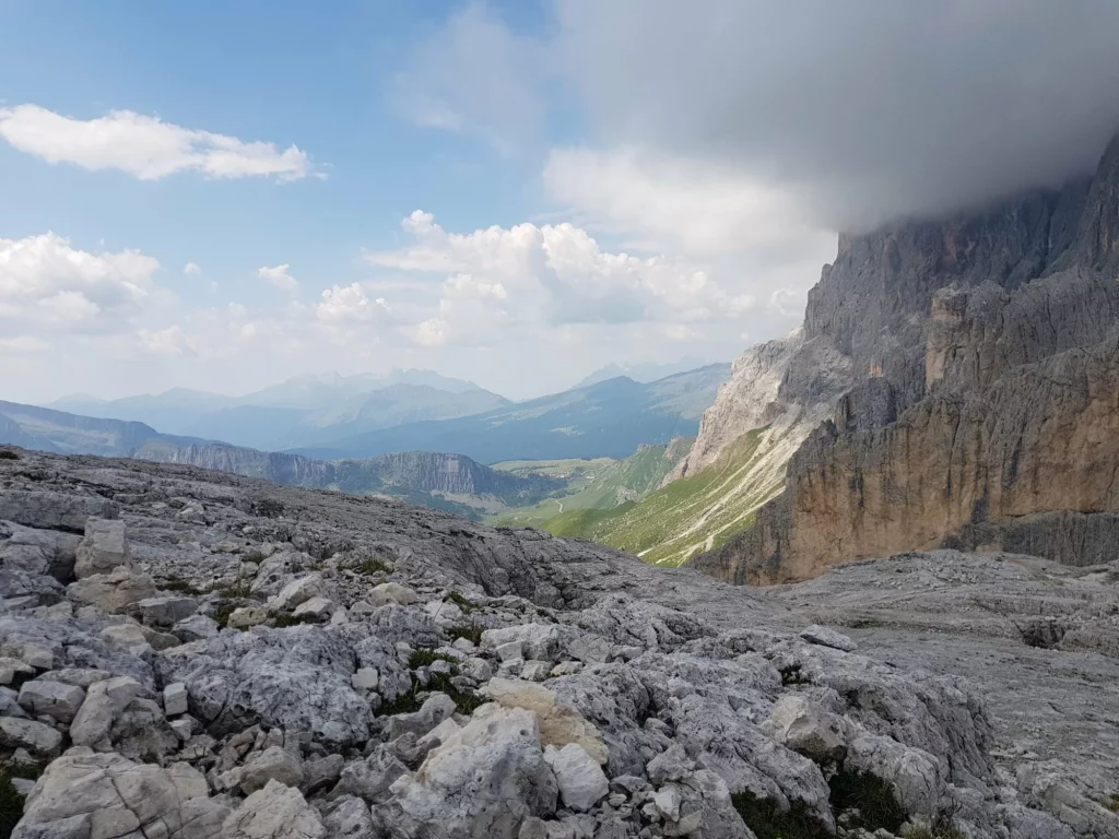 Senderismo en Pale di San Martino