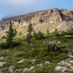 mt nuvolau from falzarego pass