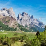 Pale di San Martino Dolomites. Passo Rolle, Trentino Alto Adige. Italy