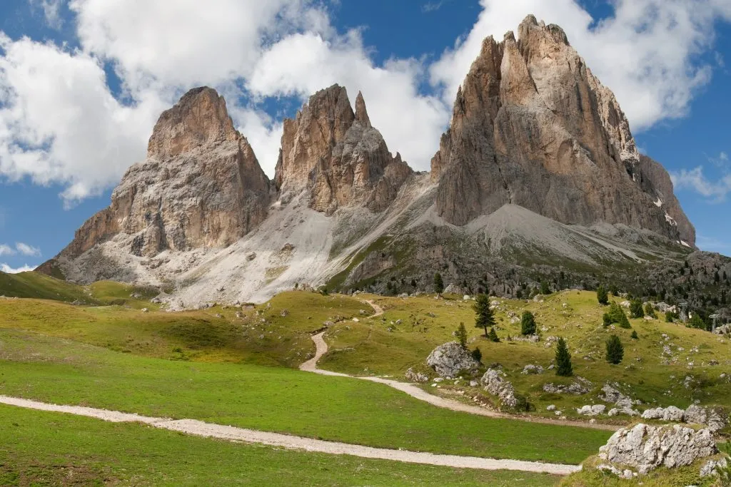 View from the Sella Pass