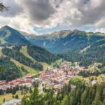 View of Madonna di Campiglio from the top