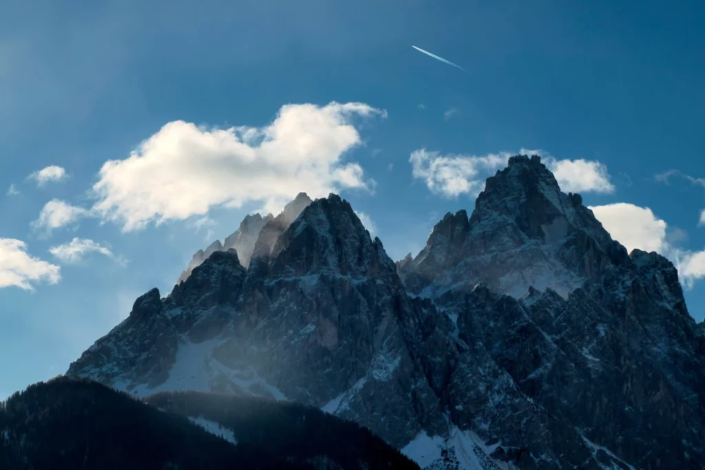 View of the Dolomites from Dobbiaco