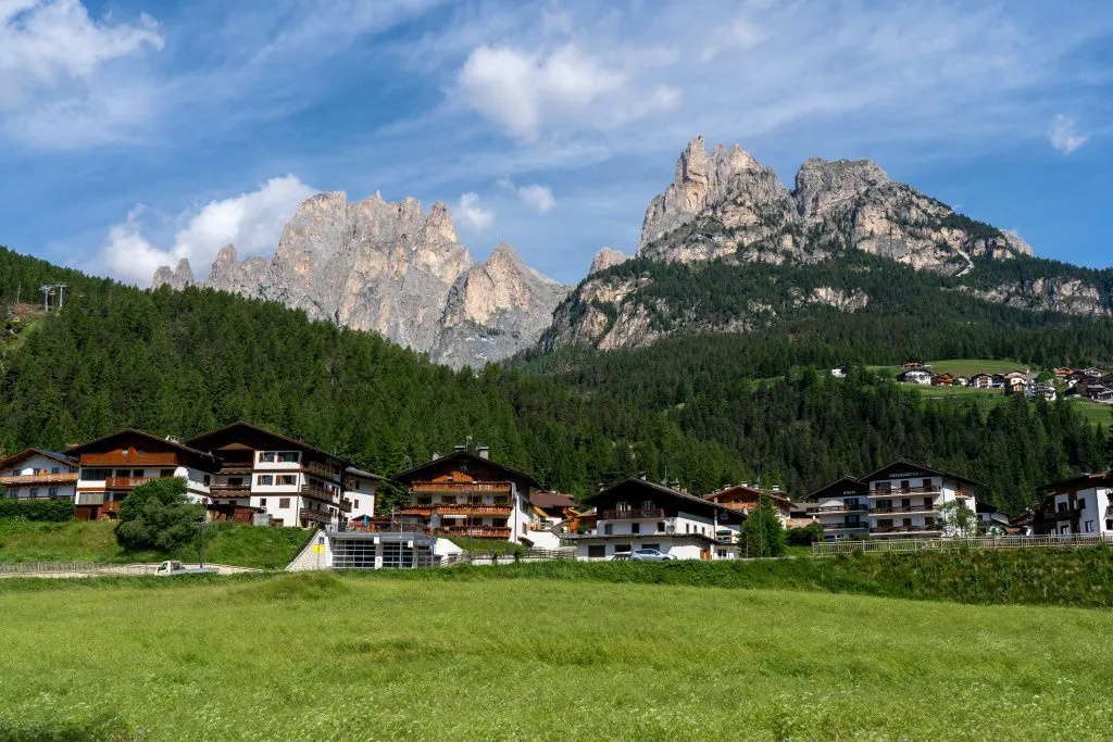 Village in the Val di Fassa